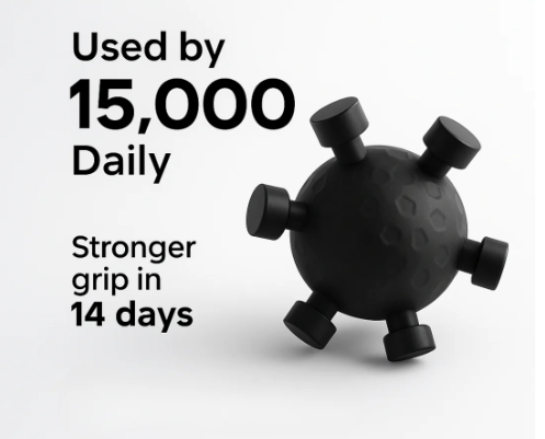 Eagle Claw Hand Strengthener Grip - Forearms & Veins Trainer.