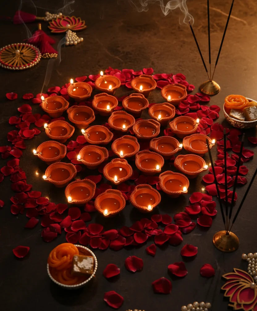 MagicDiya - Water Sensor LED Diya(Pack of 6/12)